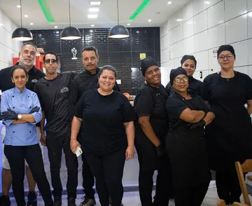 Equipe do Buffet Big House em evento